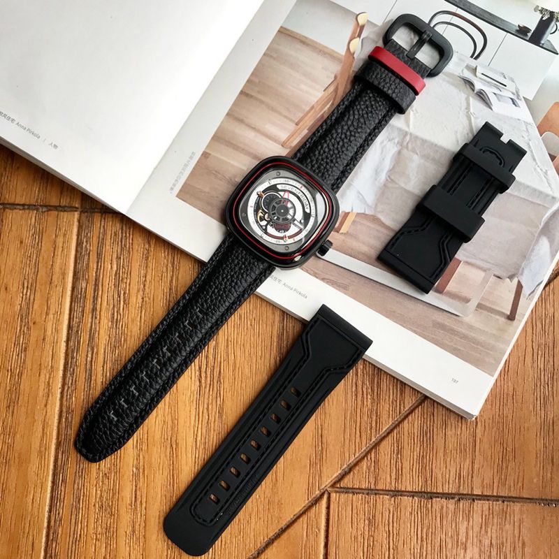 七个星期五复刻手表新款sevenfridayP1B/10联名款正面图