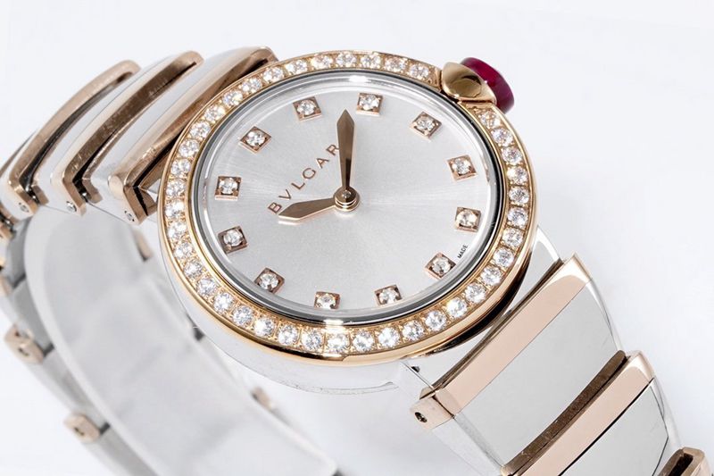 宝格丽高仿手表BVLGARI LVCEA系列女士腕表正面图