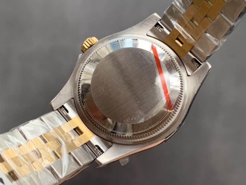 劳力士精仿手表日志型 31mm 全自动机械间金女装后盖图