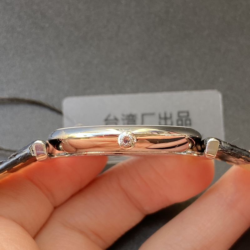 浪琴顶级高仿手表超薄嘉岚系列精品情侣对表石英腕表侧面图