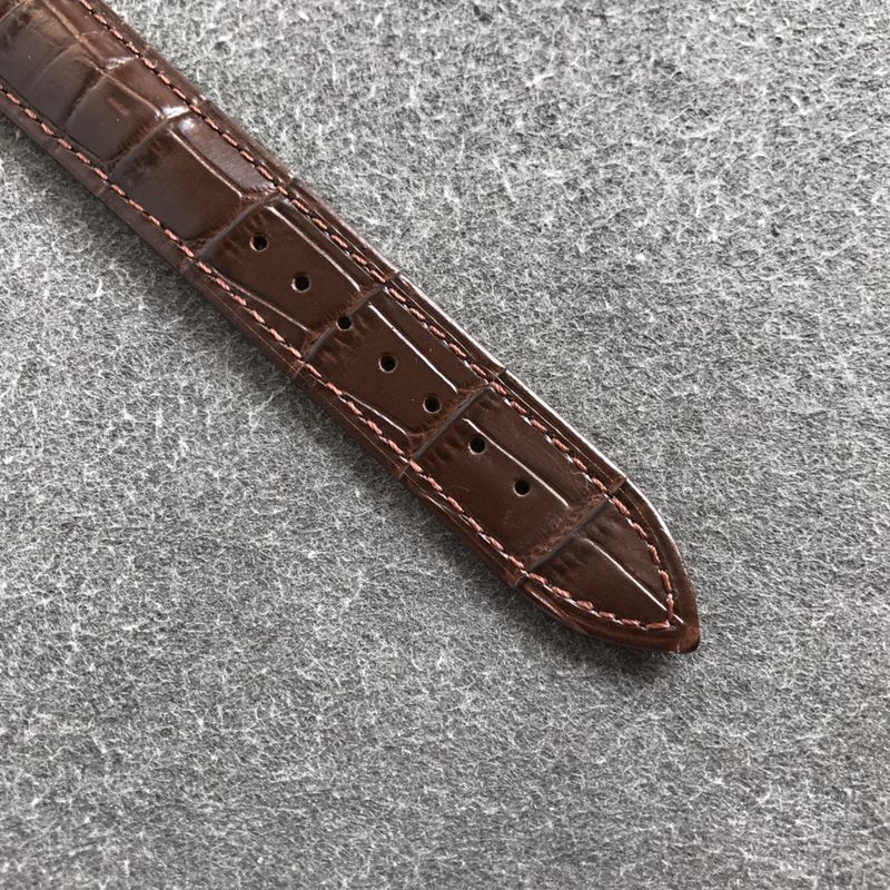 欧米茄顶级复刻手表蝶飞系列男士金盘皮带机械腕表表带图