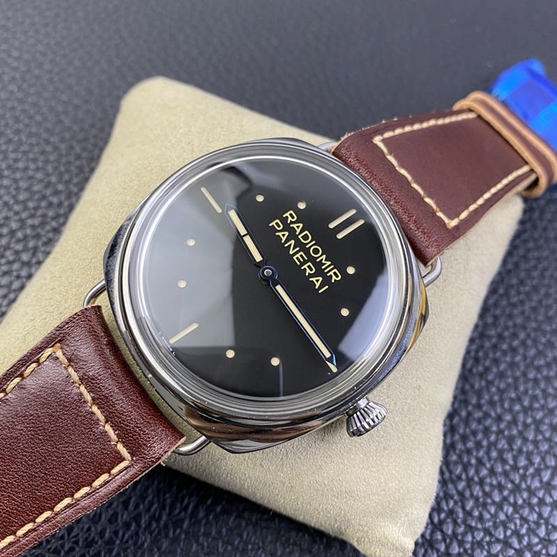 SF厂沛纳海复刻pam00449手表p3000双发条手上链机芯超强动力复古盘正面图