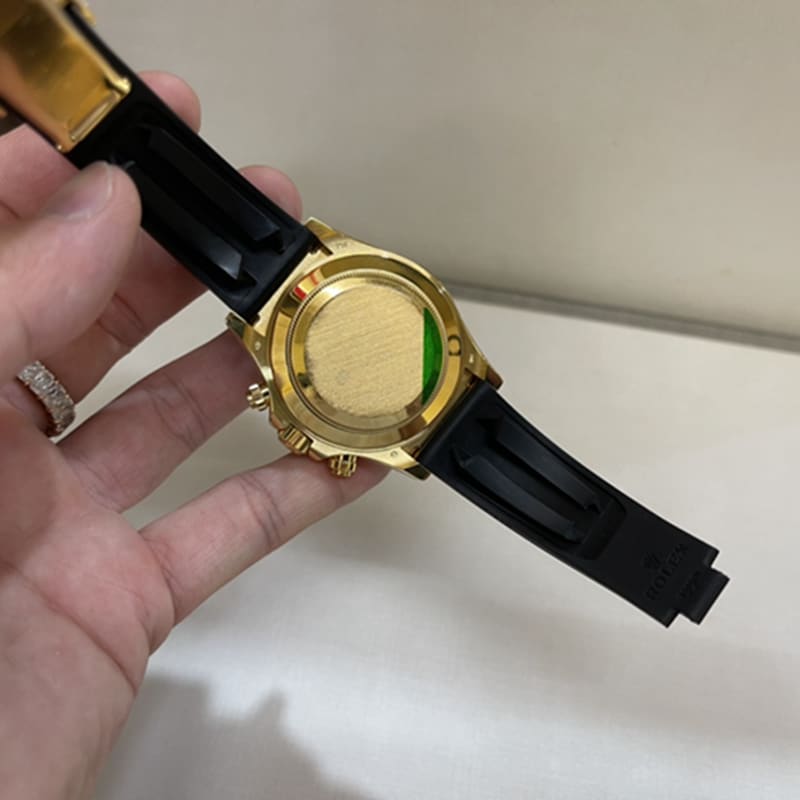 劳力士男款真金真钻腕表后盖图