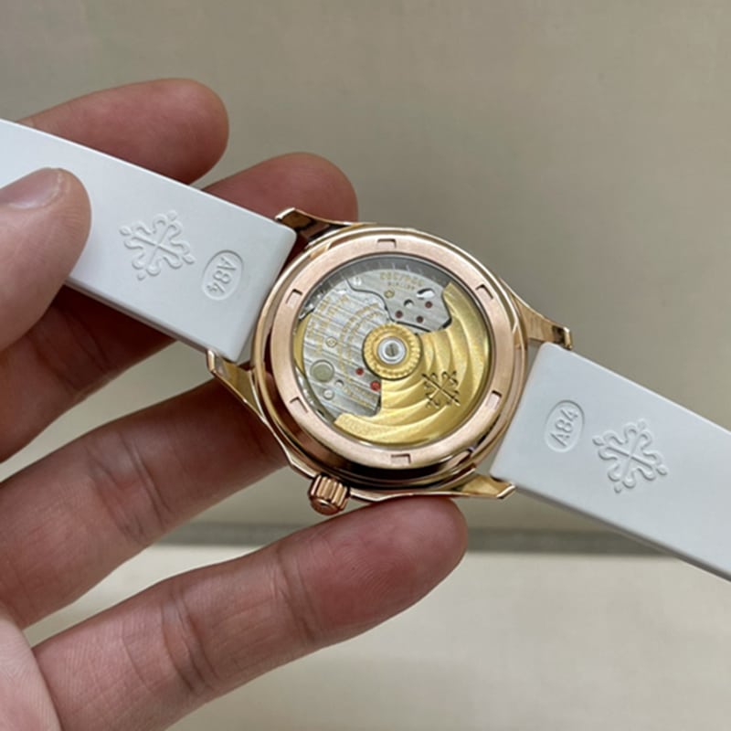 顶级复刻手表百达翡丽手雷女款真金真钻腕表机芯图
