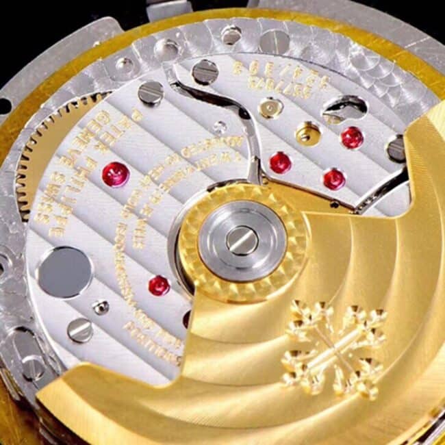 顶级复刻手表百达翡丽男款蓝盘钢带Nautilus年历碗表5726系列腕表机芯图