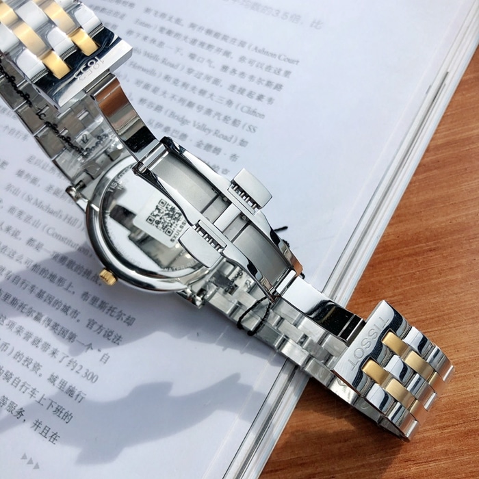 顶级复刻原单天梭最新款石英超薄情侣对表表扣图