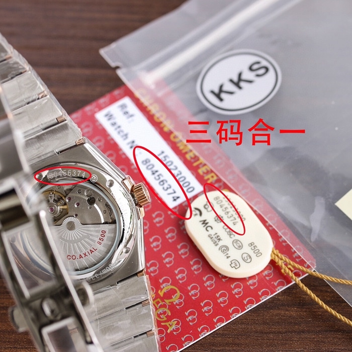 欧米茄omega双鹰星座系列情侣表细节图