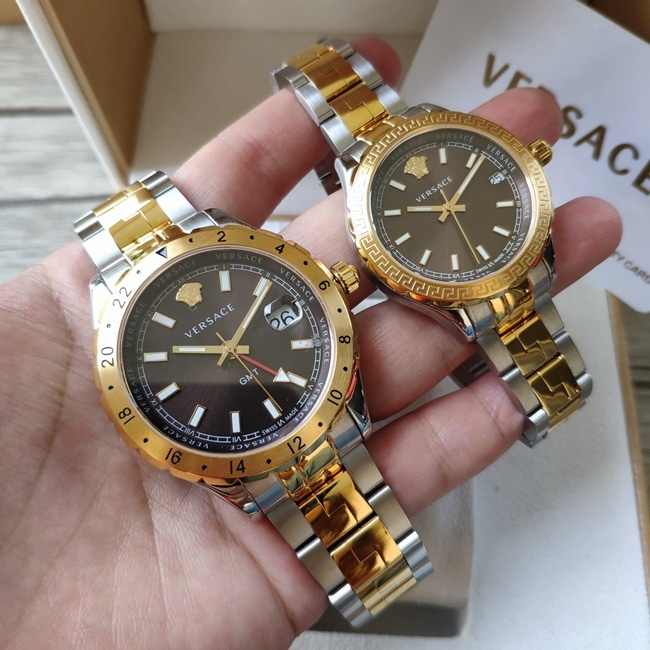 顶级复刻原单手表范思哲VCQ系列石英情侣对表正面图
