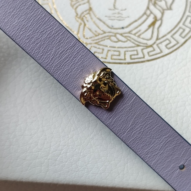 顶级复刻原单手表范思哲新宠女款白盘紫带石英皮带手表表带图