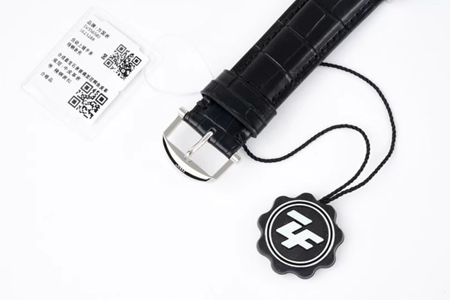 ZF厂顶级复刻手表万国蓝盘黑带自动机械皮带最强柏涛菲诺系列腕表表扣图