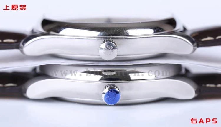 APS厂浪琴顶级复刻手表名匠系列L2.909.4.78.3月相对比正品评测厚度对比图