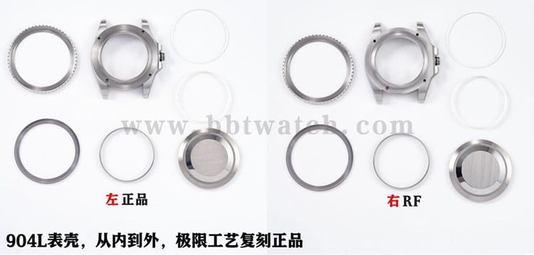 RF劳力士水鬼顶级复刻对比正品的区别评测 震撼上市表壳细节图