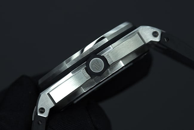 爱彼皇家橡树15710ST.OO.A002CA.01品质怎么样？JF厂顶级复刻实拍分析侧面图