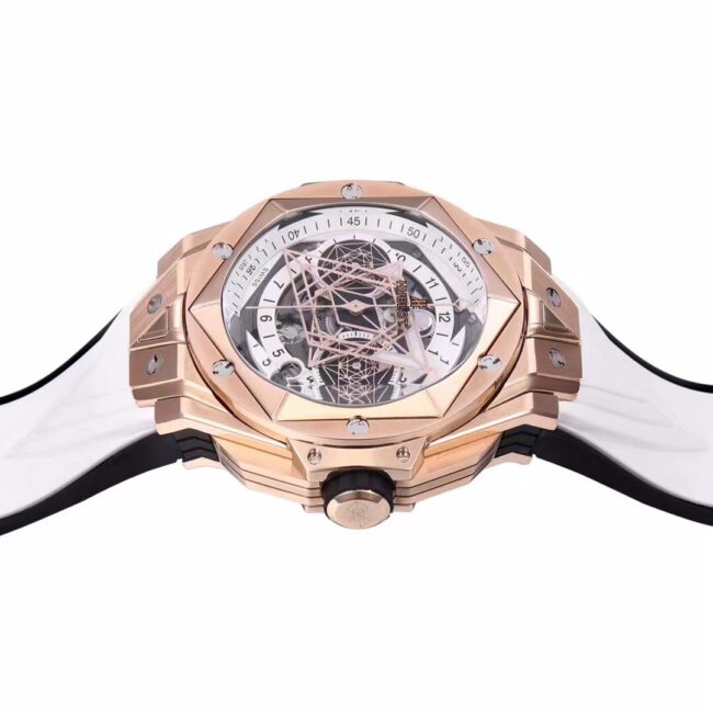 顶级高仿BBF白钢极限复刻 HUBLOT宇舶表全新II刺青二代腕表侧面图