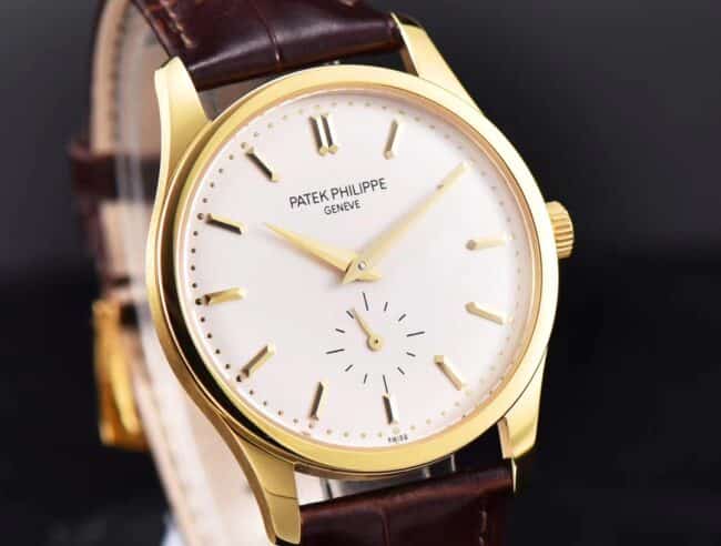 顶级复刻百达翡丽18k金新品——古典表系列5196G正装表王震撼登场正面图