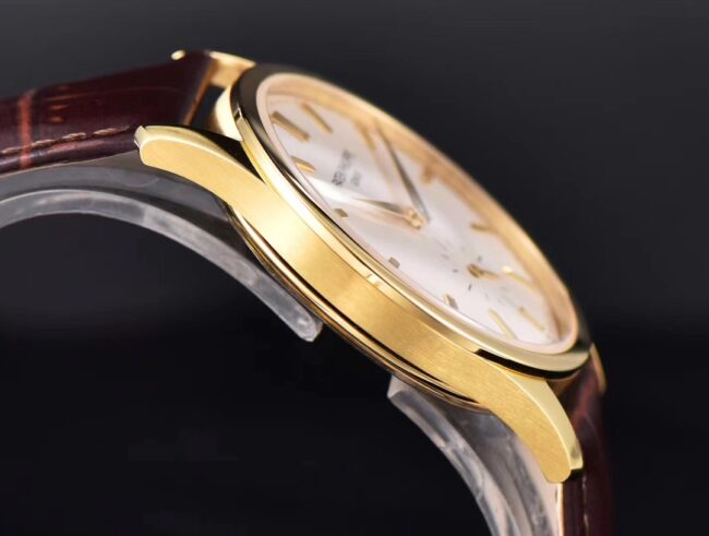 顶级复刻百达翡丽18k金新品——古典表系列5196G正装表王震撼登场侧面图