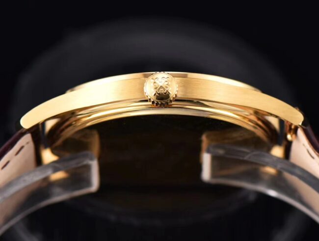 顶级复刻百达翡丽18k金新品——古典表系列5196G正装表王震撼登场侧面图