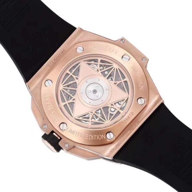 顶级高仿BBF白钢极限复刻 HUBLOT宇舶表全新II刺青二代腕表机芯图