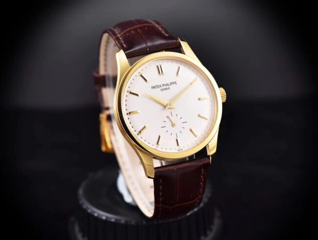 顶级复刻百达翡丽18k金新品——古典表系列5196G正装表王震撼登场正面图