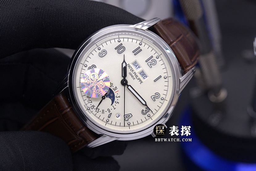 百达翡丽顶级复刻手表,复杂功能复刻表,正面实拍图