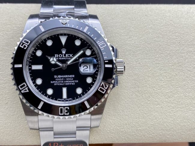 顶级复刻AR最新V5版劳力士潜航者版水鬼40mm强势来袭男士腕表正面图