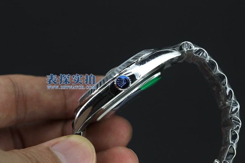 jvs劳力士蓝日志复刻表侧面厚度