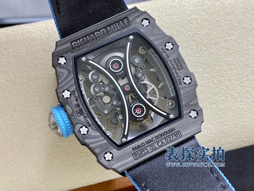  理查德米勒RM53-01陀飞轮升级版机芯