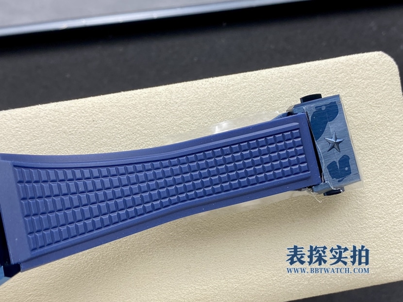 LF DEFY真力时1:1复刻手表蓝色镂空机械橡胶款49.9003.670/51.R793表扣图