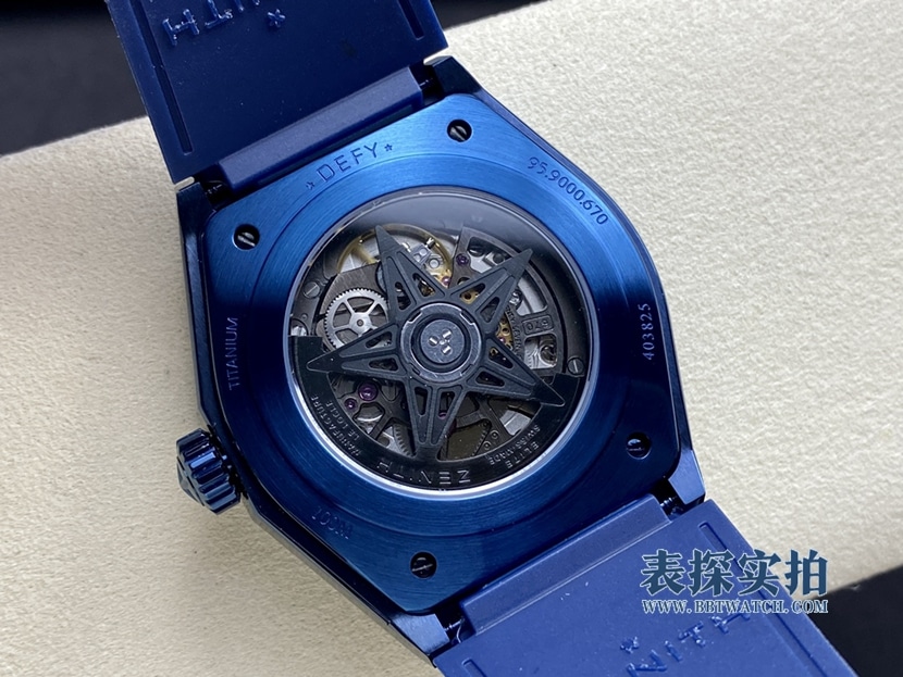 LF DEFY真力时1:1复刻手表蓝色镂空机械橡胶款49.9003.670/51.R793机芯图