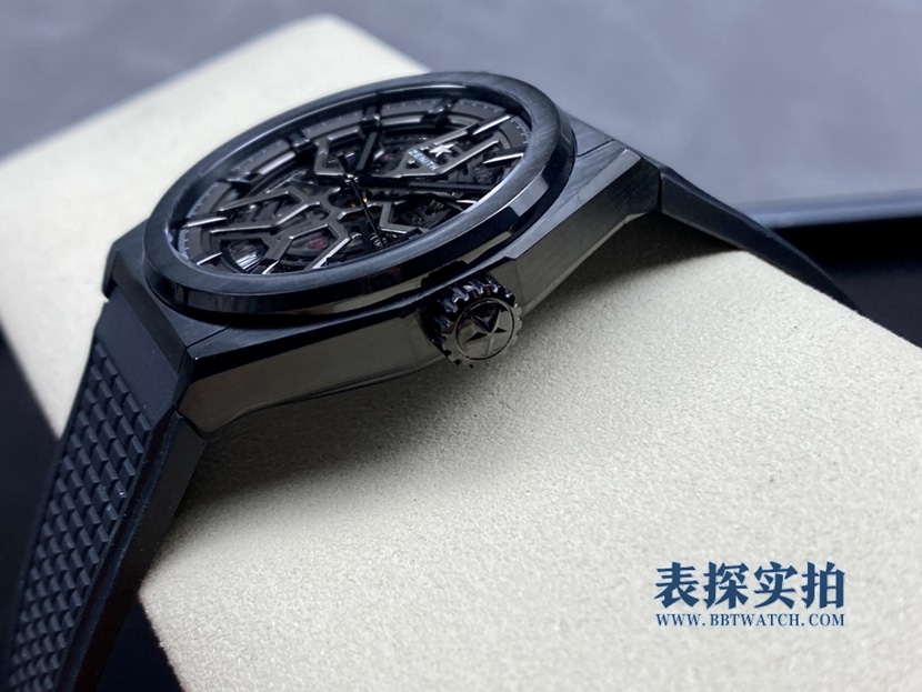 LF男士真力时1:1复刻手表镂空机械表49.9000.670/78.R782侧面图