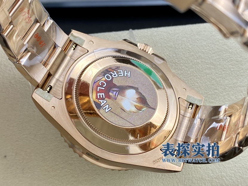 劳力士 全玫格林尼治3186机芯 904精钢底盖