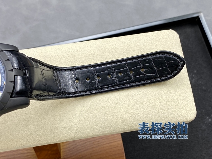 罗杰杜比王者系列镂空双飞行陀飞轮表带