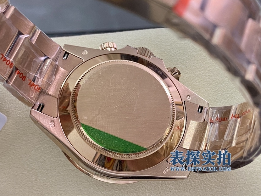 大厂精仿劳力士彩虹迪通拿腕表底盖
