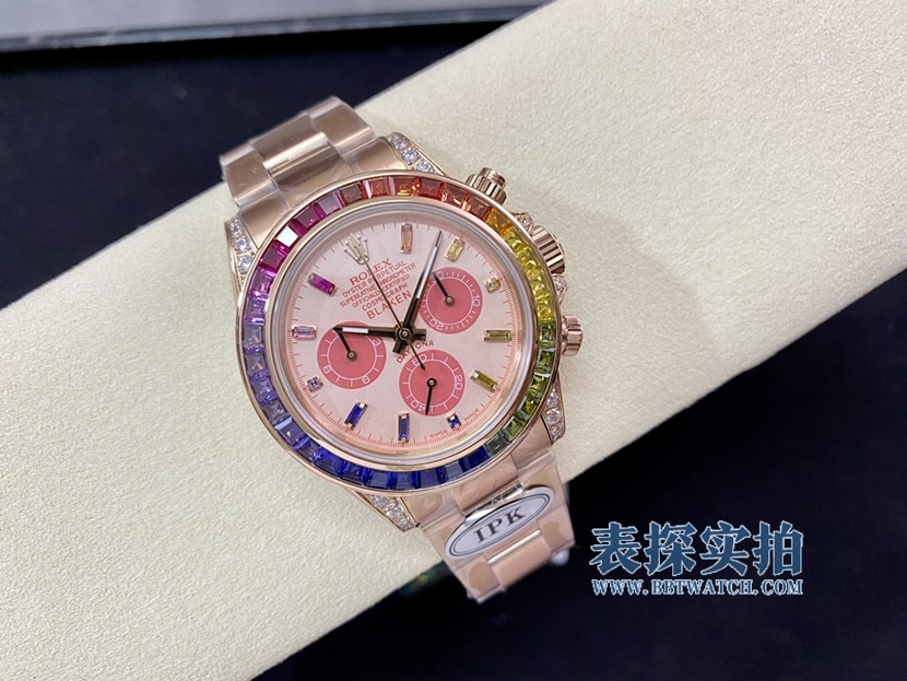 大厂精仿劳力士彩虹迪通拿腕表多少钱
