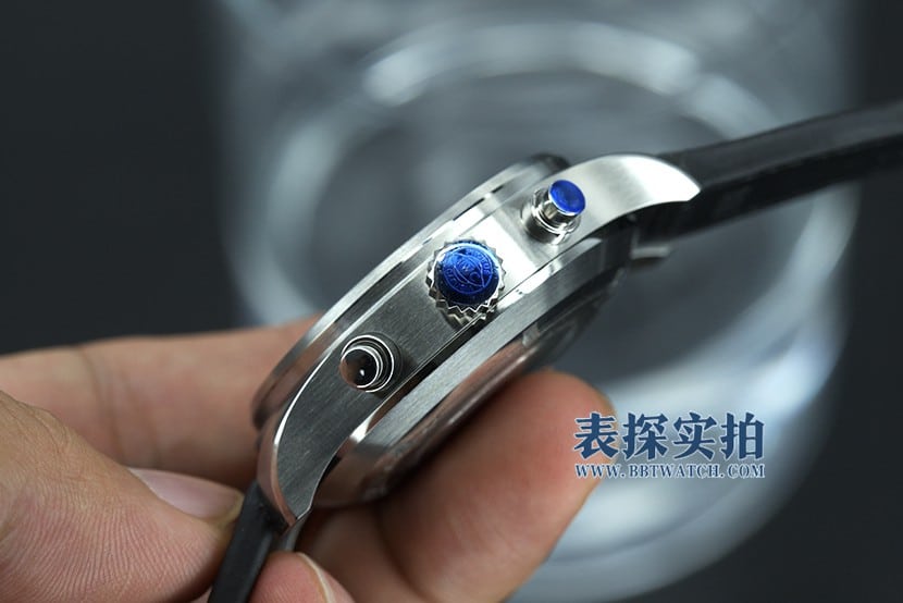 万国复刻表ZF飞行员7750计时男表侧面厚度