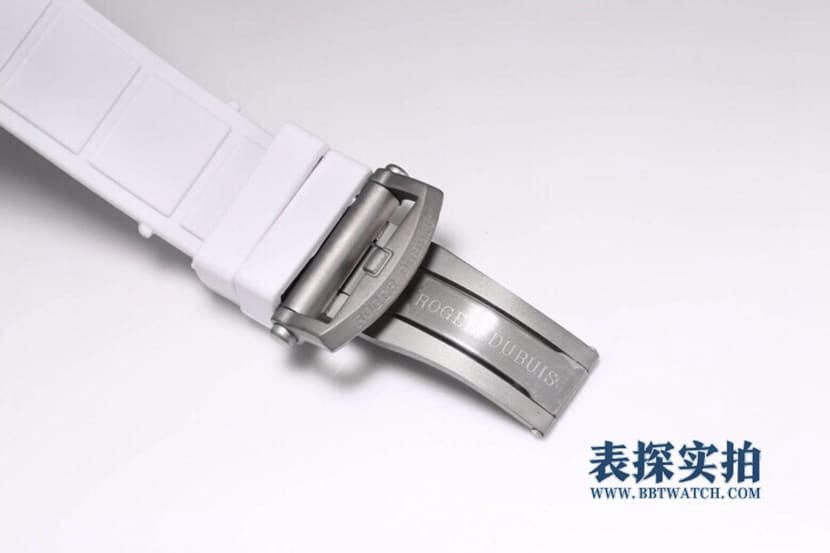 BBR王者罗杰杜彼1:1复刻手表镂空陀飞轮机械手表白色RDDBEX0479表扣图