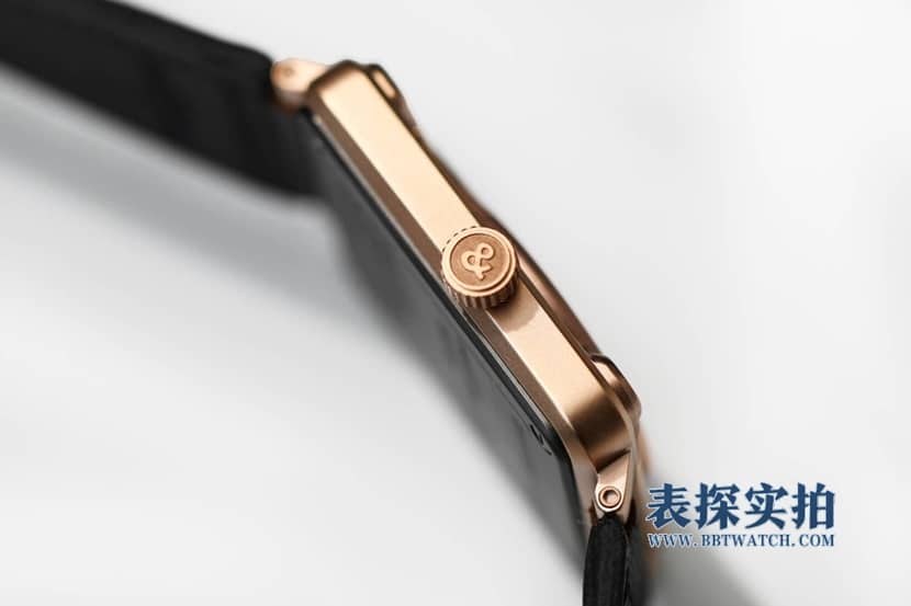 BRS男士柏莱士1:1复刻手表骷髅盘方形皮带款BR0192-SKULL-BR侧面图
