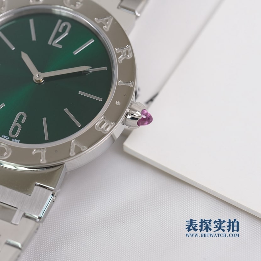 顶级复刻Bv宝格丽绿盘女士石英腕表那里买