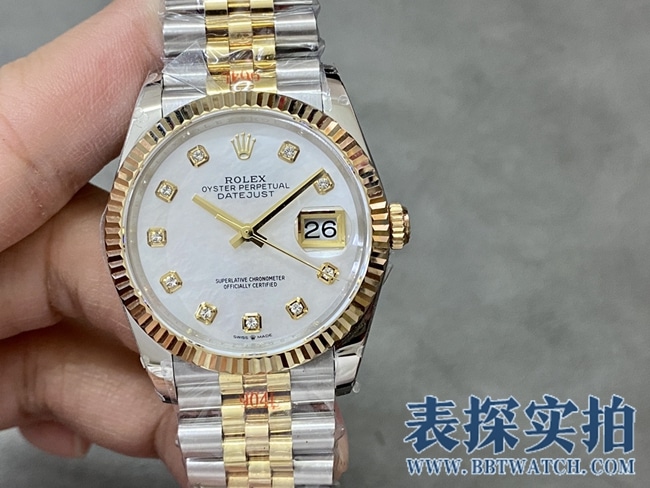 GM劳力士大厂精仿日志型36mm腕表_价位_款式图片_质量如何正面