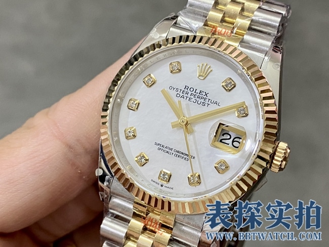 GM劳力士大厂精仿日志型36mm腕表_价位_款式图片_质量如何正面