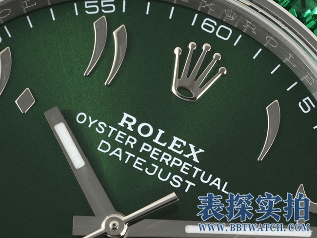 DIW劳力士日志型系列大厂精仿绿盘男士腕表_价位_款式图片_质量如何细节