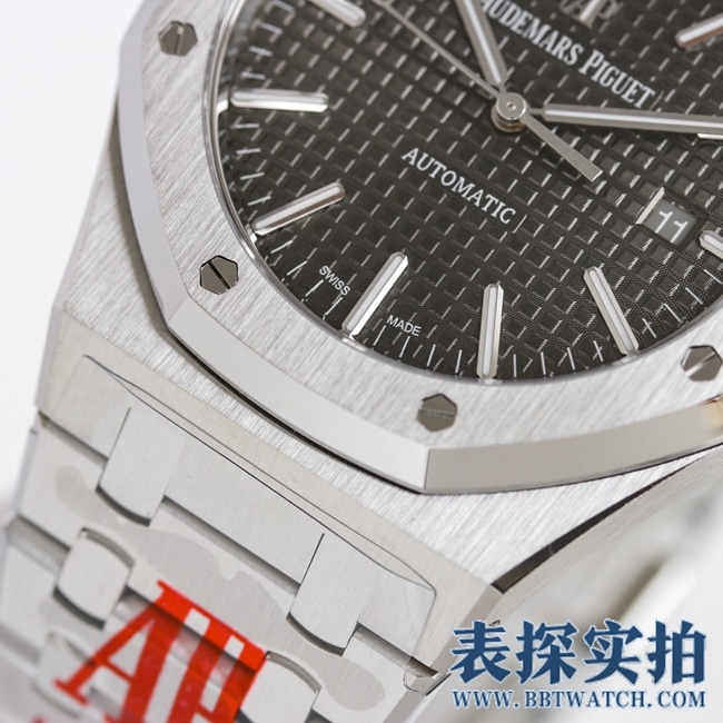 OR厂新品爱彼皇家橡树黑盘大厂精仿Ap15400st腕表细节