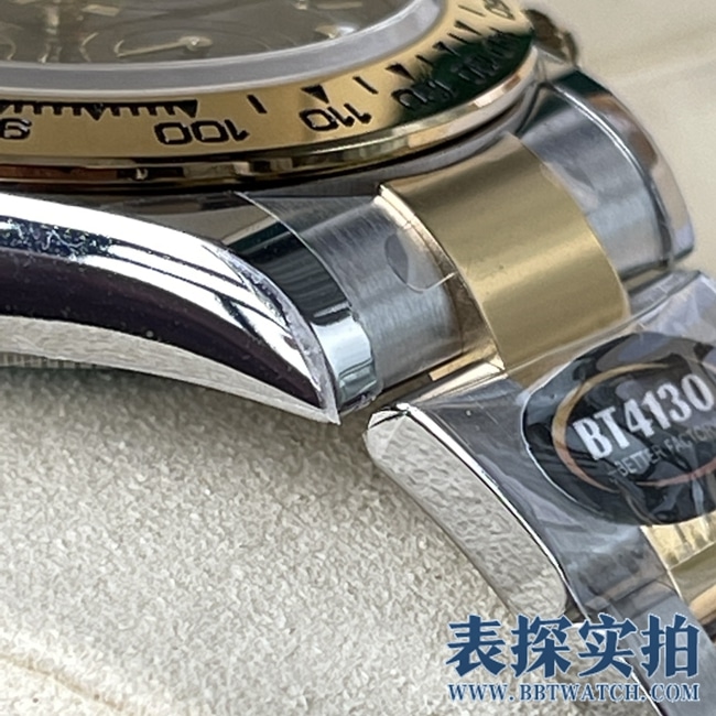 BT厂劳力士迪通拿顶级复刻间黄金款男表_价格_图片_质量怎么样 细节