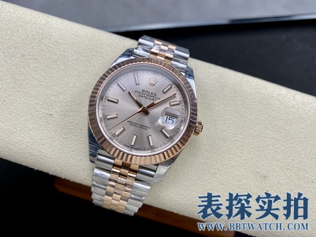 VS劳力士顶级复刻灰盘日志41MM腕表_价格_图片_质量怎么样正面