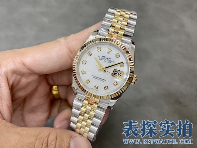 GM劳力士大厂精仿日志型36mm腕表_价位_款式图片_质量如何正面