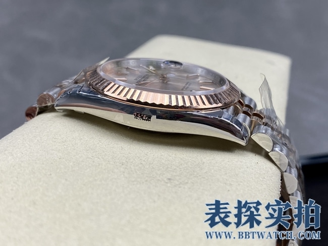 VS劳力士顶级复刻灰盘日志41MM腕表_价格_图片_质量怎么样侧面