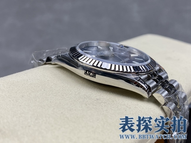 VS顶级复刻劳力士蓝盘日志41MM腕表_价格_图片_质量怎么样 侧面