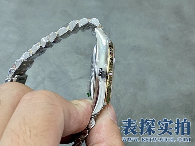 GM劳力士大厂精仿日志型36mm腕表_价位_款式图片_质量如何侧面