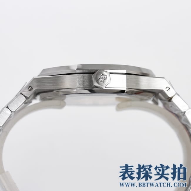 OR厂新品爱彼白钢顶级复刻皇家橡树Ap15400st腕表_价格_图片_质量怎么样 侧面