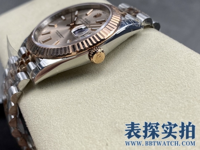 VS劳力士顶级复刻灰盘日志41MM腕表_价格_图片_质量怎么样侧面